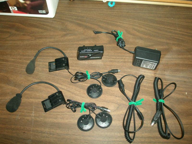 Complete chatterbox hjc-50 motorcycle helmet intercom set -vgc- works perfectly