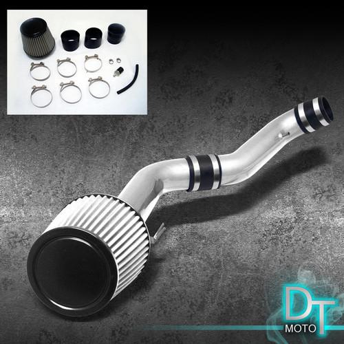 Stainless washable filter+ cold air intake fit 03-07 tiburon v6 polish aluminum