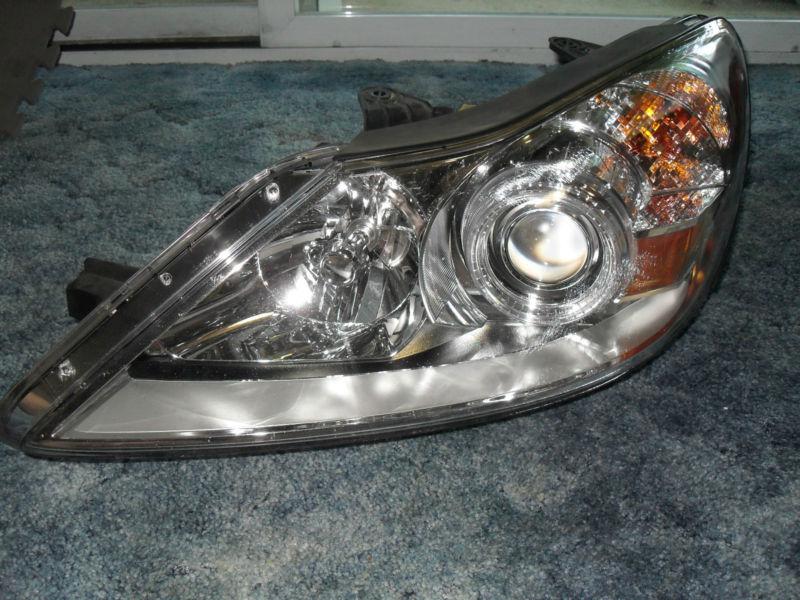 2009 2010 2011 hyundai genesis sedan oem left xenon headlight nice used turbo