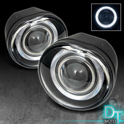 02-04 jeep liberty halo angel eyes projector fog lights lamps+switch+relay+screw