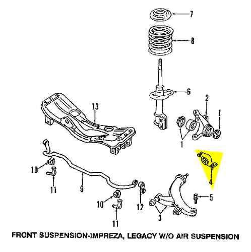 Subaru 20201fa050 genuine oem factory original bushings