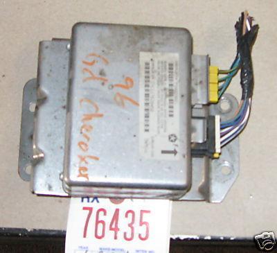 Jeep 96 grand cherokee airbag control module air bag 1996