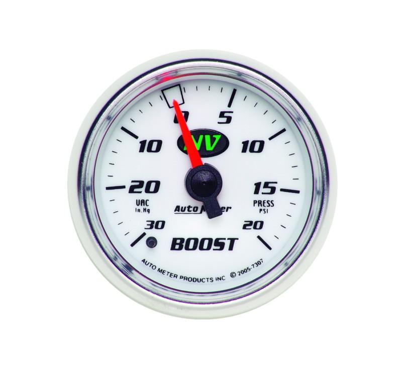 Auto meter 7307 nv; mechanical boost/vacuum gauge