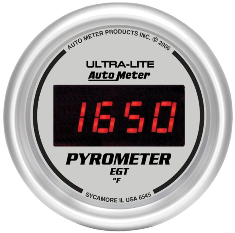 Auto meter 6545 ultra-lite; digital pyrometer gauge