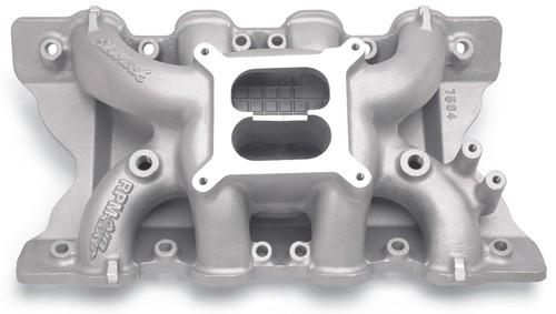 Edelbrock 7564 rpm air gap 351-c; intake manifold