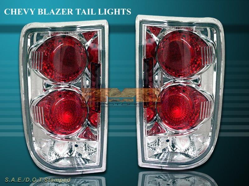 1995-2004 chevy s10 blazer jimmy tail lights clear 03 02 01