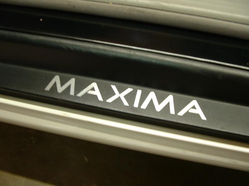 (2) door step decal sticker badge accent "maxima"