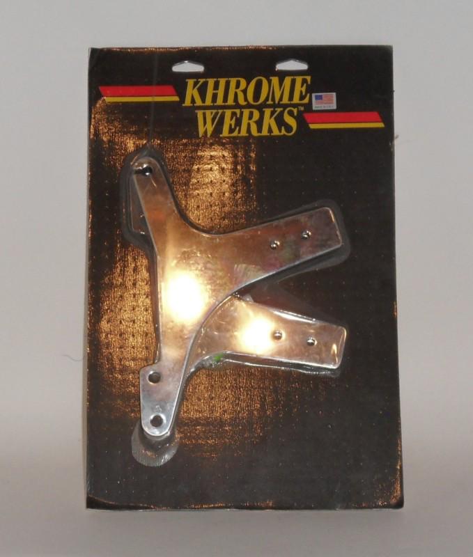 Khrome werks 49-2053 side straps sissy bar sideplates 82-00 fxr harley davidson