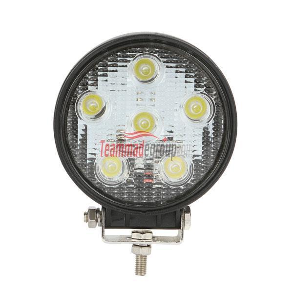 Round 18w spot beam led work light lamp off road atv boat truck tractor 12v 24v