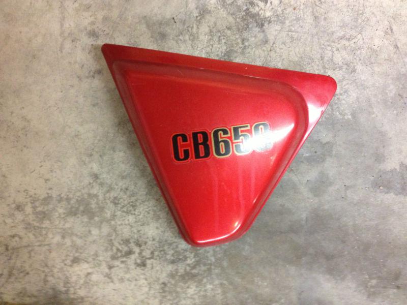 1981 honda cb650 left side cover cb  650 oem