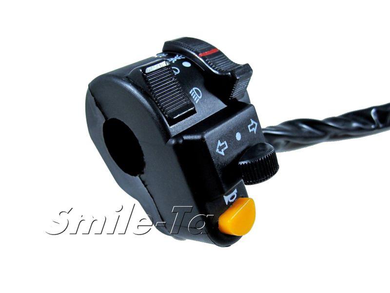 Black switch light turn signal dual sport left motorcycle ktm exe ~~