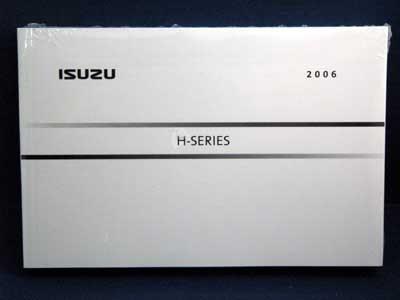 2006 isuzu h series oem factory owners manual 06 new