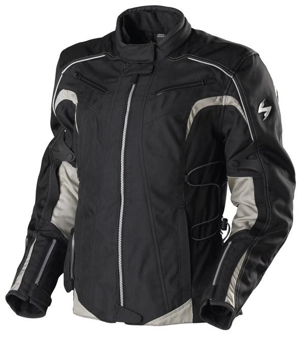 New scorpion xdr voyage motorcycle jacket - black - women's medium