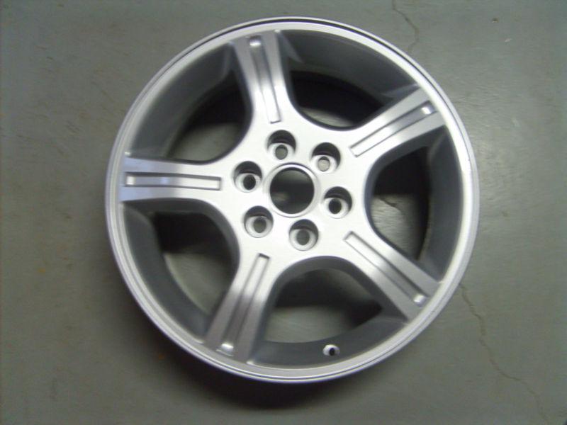 2006-2009 chevrolet uplander wheel, 17x6.5, 5 spoke full silver painted