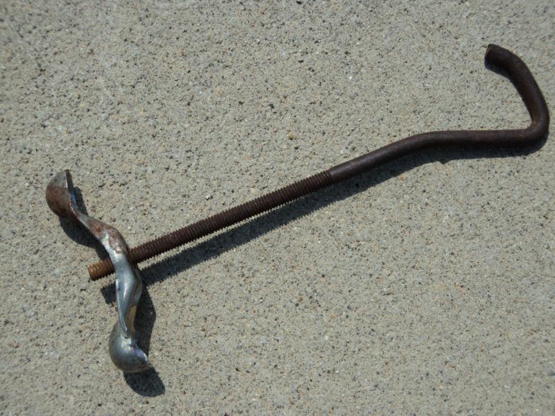 1970-1981 pontiac firebird trans am spare tire trunk hold down "j hook"