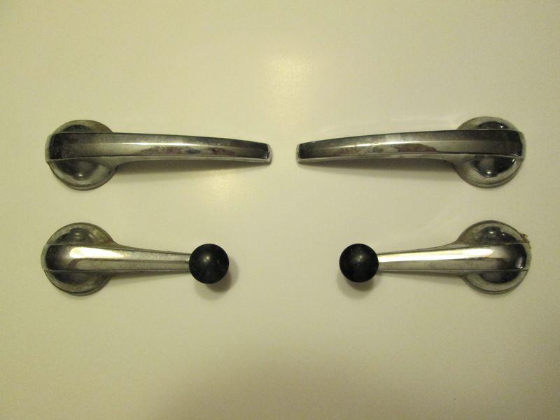 1947-1966 chevy/gmc truck interior door handles and window crqnks