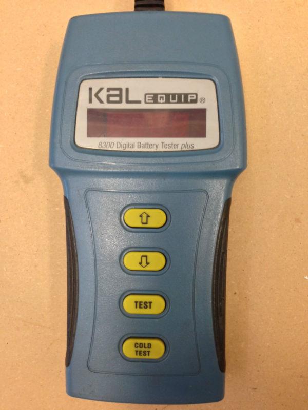 Kal equip 8300 digital battery tester plus, needs refurbished 