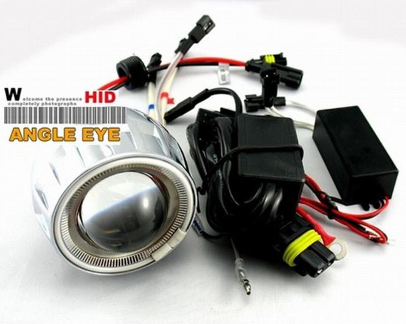 Mini bi-xenon hid projectors lens headlight kit for motorcycle & 6000k 8000k