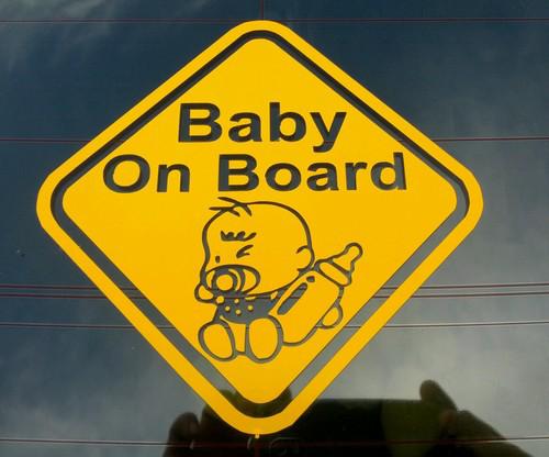 Baby on board sticker***clearance sale+free shipping***