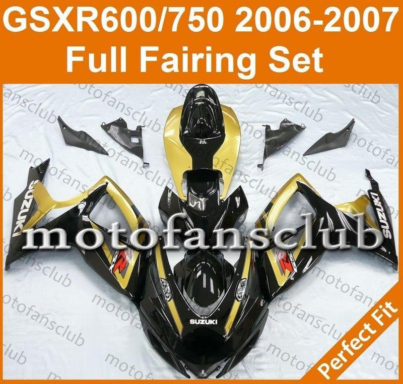 Fit suzuki gsxr 750 gsxr 600 06 07 gsx-r 2006 2007 fairing bodywork k6 #44 b