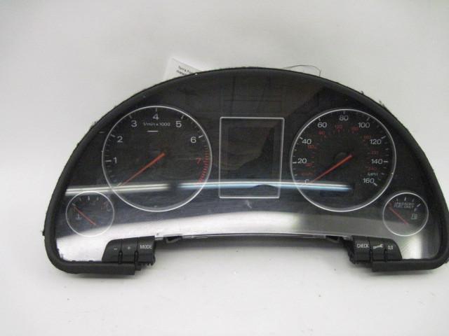 Speedometer cluster audi a4 2002 02 2003 03 2004 04  small crack in lens 358340