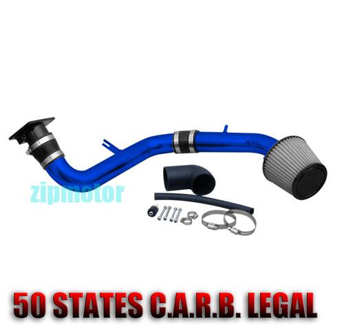 2000-2005 mitsubishi eclipse 2.4l 4cyl cold air intake + filter system kit blue