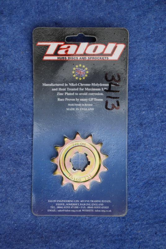 Talon front sprocket fits suzuki rm80 and yamaha yz80  dt125  dt175  ty175   13t