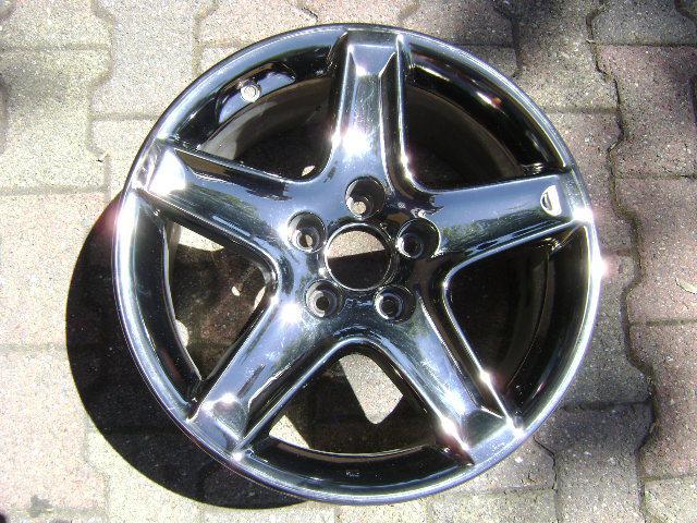 1 - 17 x 8  acura tl black permastar chrome wheel  71749  oem  not replica