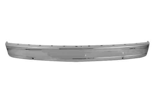 Replace gm1002170pp - chevy astro front bumper face bar w guard holes oe style