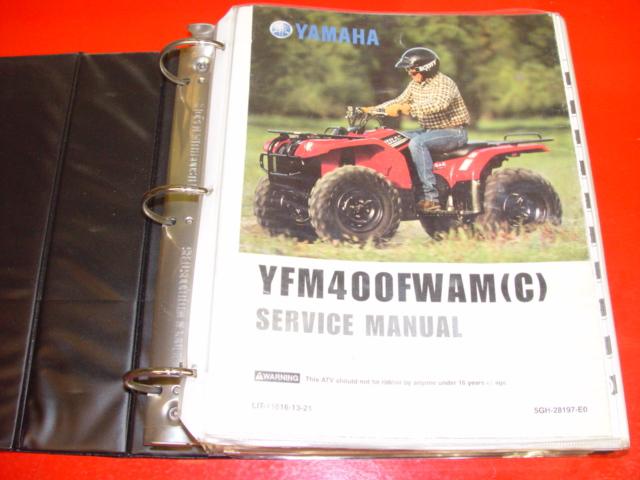 Yamaha kodiak yfm400fwam service manual lit-11616-13-21