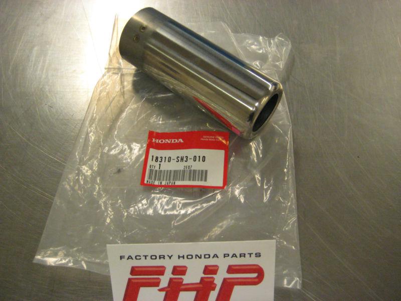 1988-1991 honda civic 1988-1991 crx *new* exhaust tip finisher 18310-sh3-010 oem