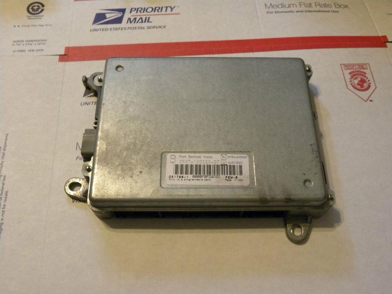 2000-2002 jaguar type s front electronic module xw4t-13b525-bf