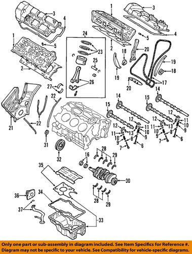 Mazda oem zzc4102d5 engine valve cover gasket/valve cover gasket