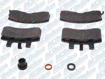 Ac delco front disc pad brake kit 171-651