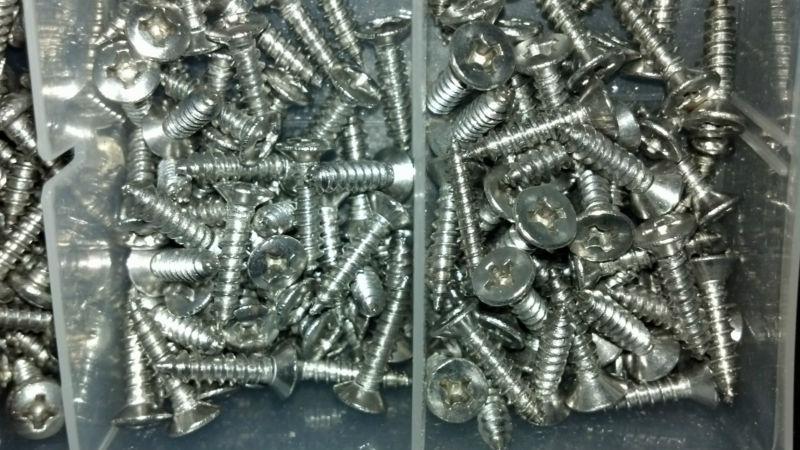 1440 asst stainless steel screw nut & washers 47 varieties trim dash upholstery