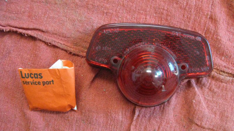 Lucas rear taillamp lens 1972 and earlier triumph bsa norton