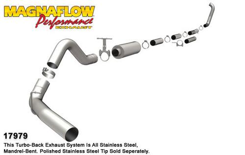 Magnaflow 17979 ford diesel 7.3l diesel, 4in pro series diesel exhaust