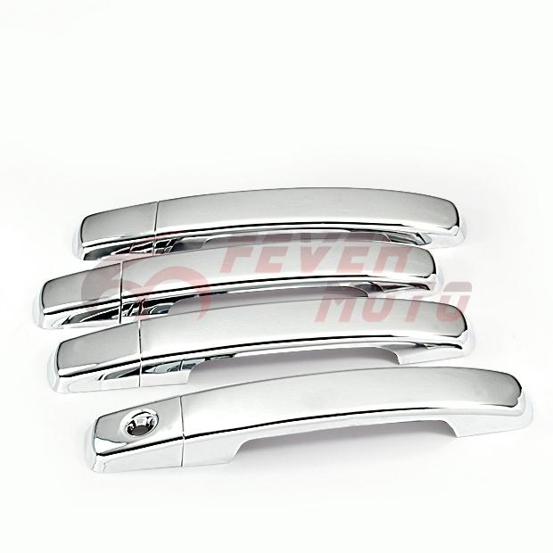 Triple chrome door handle cover trim kit for qashqai 07 08 09 10 11 hot