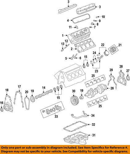 Gm oem 12622033 head gasket/engine cylinder head gasket