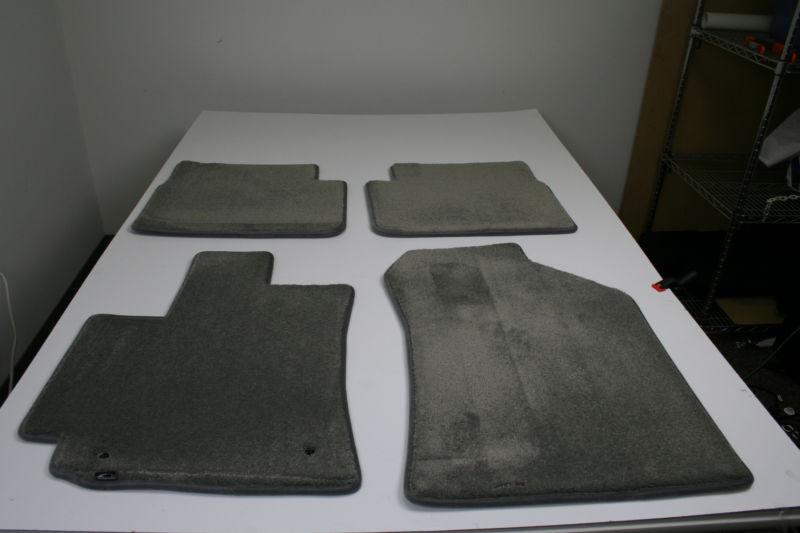 Luxury carpet floor mats dark gray 4pc frt/rear 2009-13 toyota corrola sedan