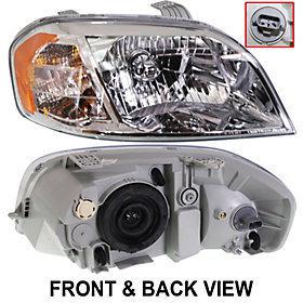 Chevy aveo 07-11 head lamp rh, assembly, sedan