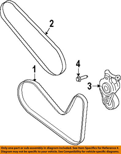 Ford oem bt4z-8620-a serpentine belt/fan belt/serpentine belt