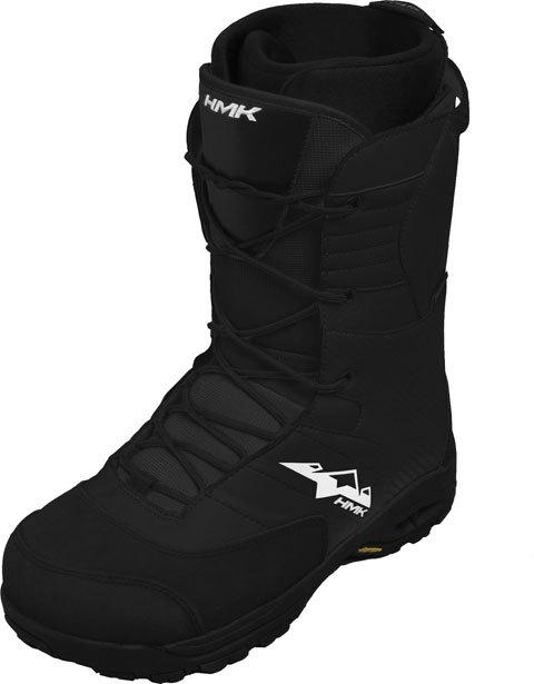 Hmk team lace snowmobile boot black 12