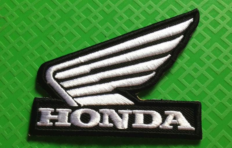 Honda embroidered patch iron-on or sew motorcycle atv cbr trx450r crf80 250r hrc