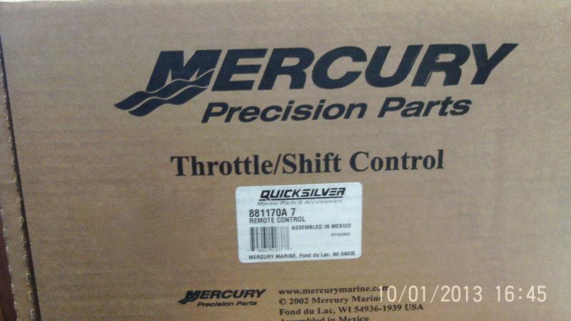 New mercury quicksilver 881170a7 remote control throttle shift control bin 65