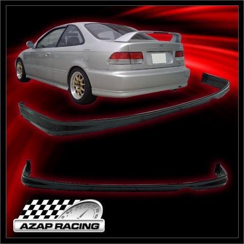 1992 93 94 95 urethane rear bumper lip spoiler bodykit for honda civic 2/4dr