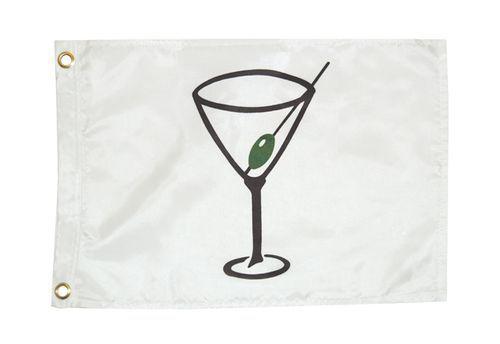 Taylor made nylon novelty 'cocktail' boat flag 12" x 18"