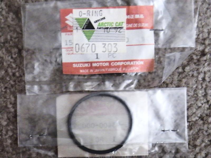 Nos tigershark arctic cat sediment trap o ring 0670-303