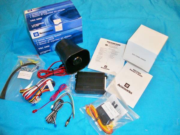 Gm  vehicle anti theft alarm security system