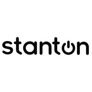 Stanton dj gear equipment turntables mixers old school logo decal sticker - 2